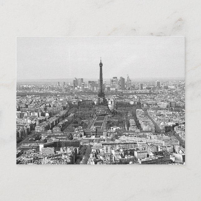 Panoramic Eiffel Tower Postcard (Front)