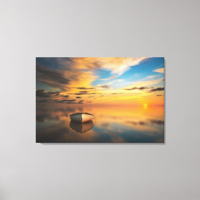 Panoramic Landscape Canvas Print (Front)