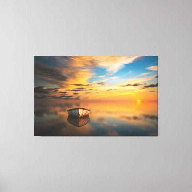 Panoramic Landscape Canvas Print (Front)