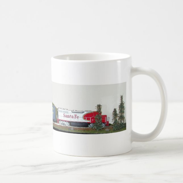 Panoramic Model Train Coffee Mug (Right)