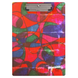 Panoramic multi-colour tessellation clipboard