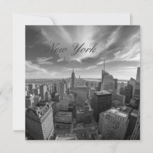 Panoramic New York City Travel  Holiday Card