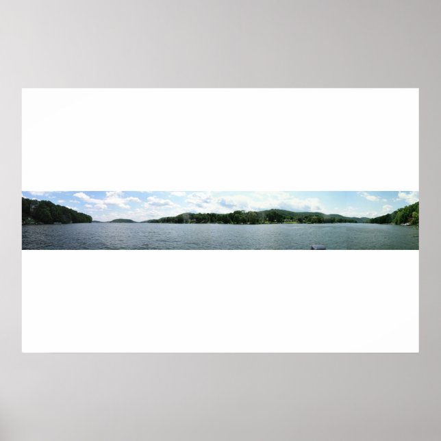 Panoramic of Candlewood Lake Poster (Front)