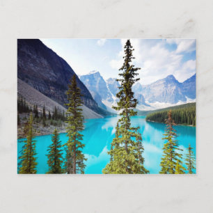Panoramic of Moraine Lake   Valley of Ten Peaks Postcard