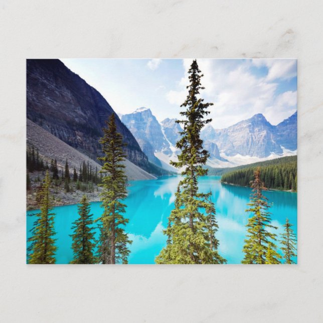 Panoramic of Moraine Lake | Valley of Ten Peaks Postcard (Front)