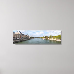 Panoramic of Musee d'Orsay from Pont Royal - Paris Canvas Print