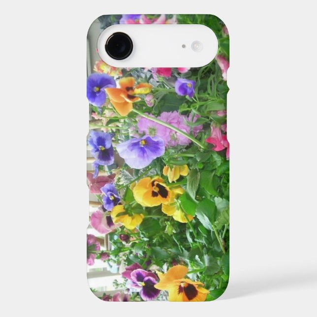 Panoramic Pansies iPhone 6 case (Back)