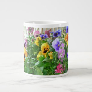 Panoramic Pansies Specialty Mug