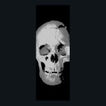 Panoramic Skull Poster - Black & White Pop Art, Fa<br><div class="desc">Fantasy Art Skull Skeleton Poster Print - Heavy Metal Punk Rock College Retro Art</div>