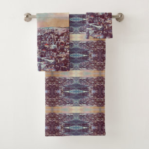 Panoramic Splendour of Jerusalem Bath Towel Set