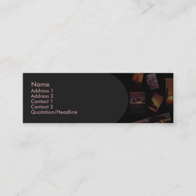 Panoramic Sunsets Profile Card (Front)