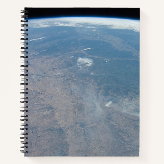 Panoramic Texas And The Gulf Of Mexico Notebook (Front)