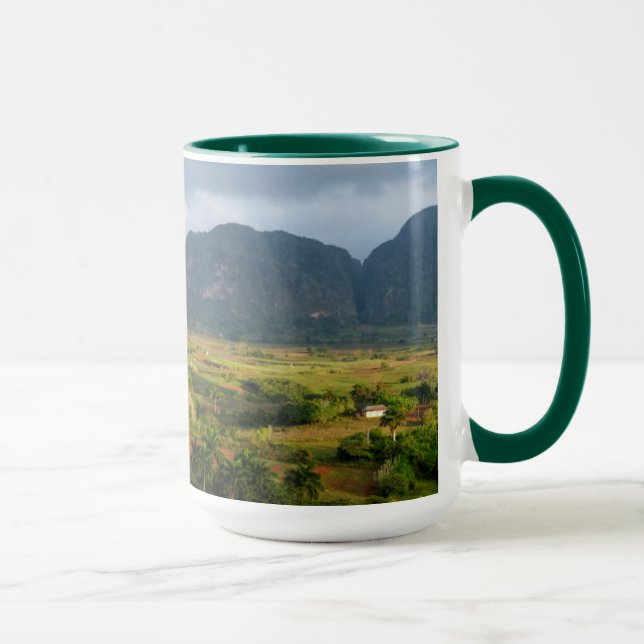 Panoramic valley landscape, Cuba Mug (Right)