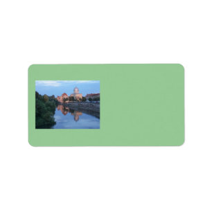 Panoramic View Address Label