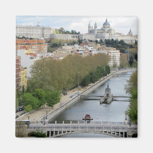 Panoramic view, Madrid, Spain Magnet