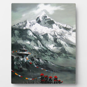 Panoramic View Of Everest Base Camp Plaque