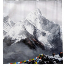 Panoramic View Of Everest Mountain