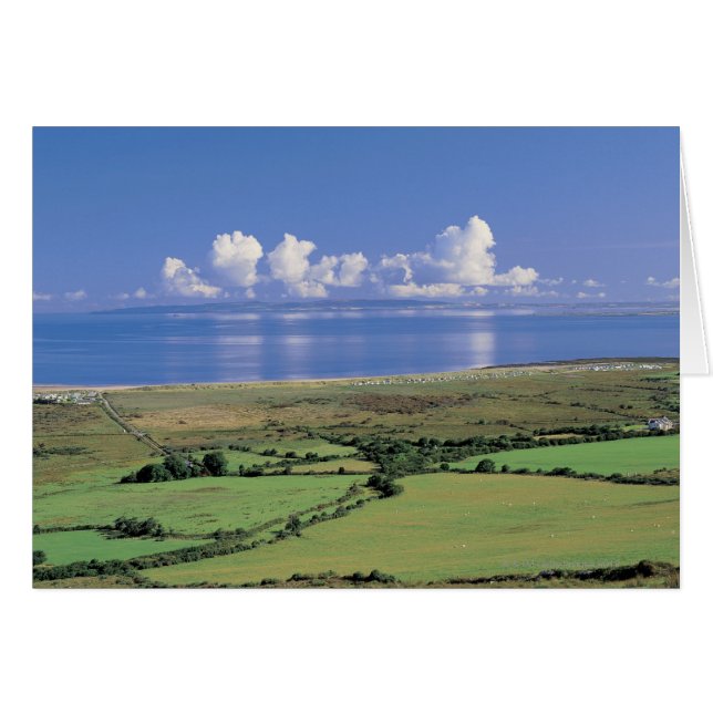 panoramic view of farm fields near the lake (Front Horizontal)