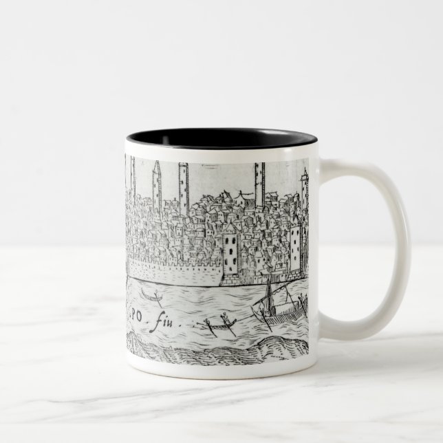 Panoramic view of Ferrara Two-Tone Coffee Mug (Right)