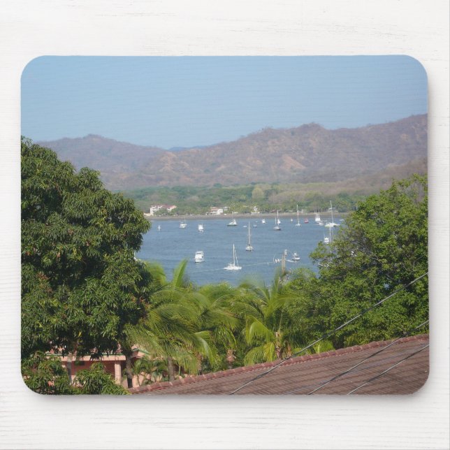 Panoramic View of Flamingo Beach, Costa Rica Mouse Pad (Front)