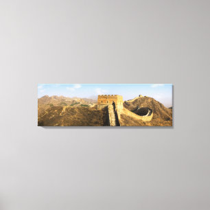 Panoramic view of Great Wall, China 2 Canvas Print