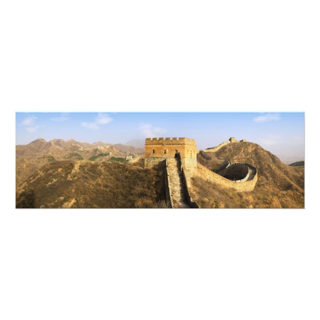 Panoramic view of Great Wall, China 2 Photo Print (Front)