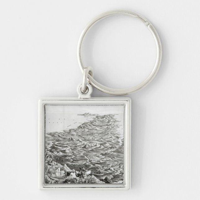 Panoramic view of India Keychain (Front)