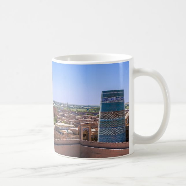 Panoramic view of Khiva - Uzbekistan Coffee Mug (Right)