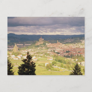 Panoramic view of Le-Puy-en-Velay Postcard