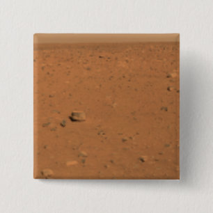Panoramic view of Mars 10 2 Inch Square Button