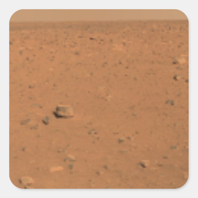 Panoramic view of Mars 10 Square Sticker (Front)