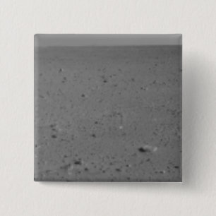 Panoramic view of Mars 11 2 Inch Square Button