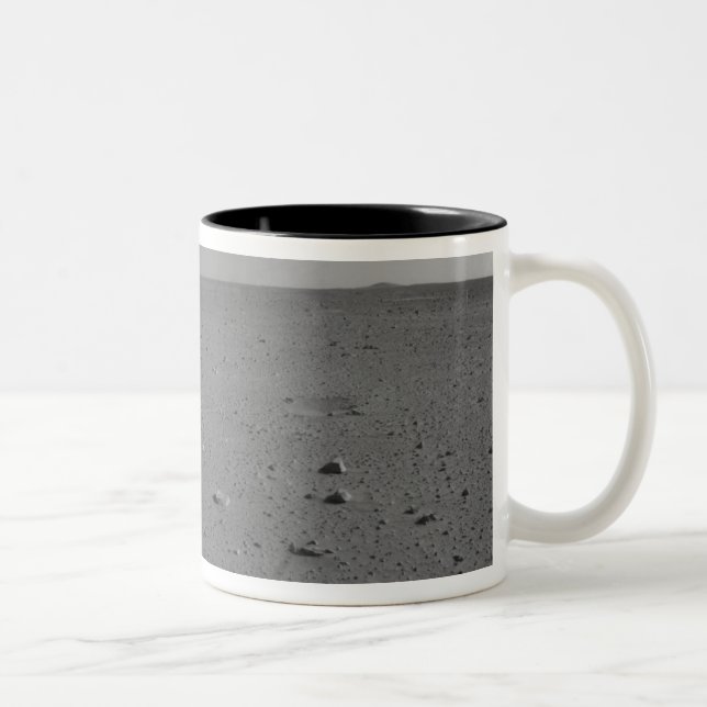 Panoramic view of Mars 11 Two-Tone Coffee Mug (Right)