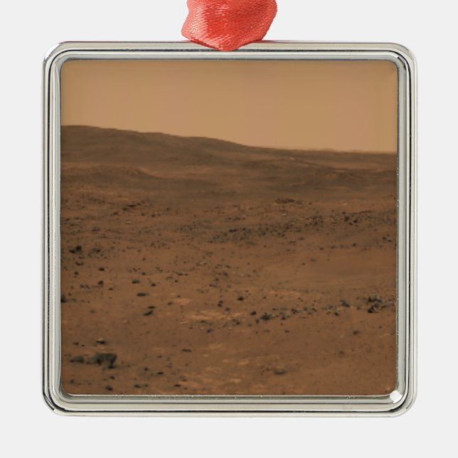 Panoramic view of Mars 8 Metal Ornament (Front)