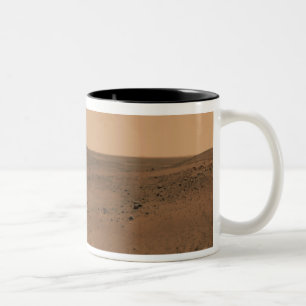 Panoramic view of Mars 8 Two-Tone Coffee Mug