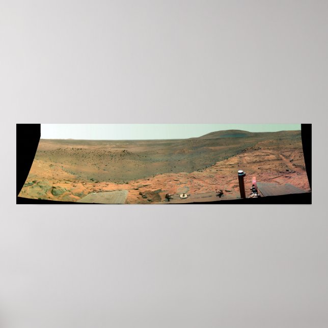 Panoramic view of Mars Poster (Front)