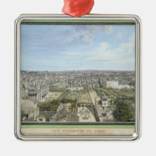 Panoramic View of Paris Towards the North, 1786 Metal Ornament