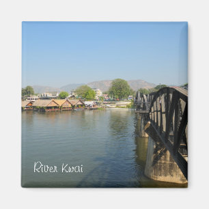 Panoramic view of river Kwai Magnet