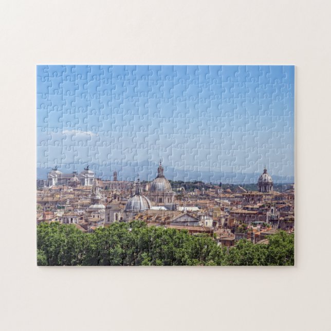 Panoramic view of Rome from Castel Sant'Angelo Jigsaw Puzzle (Horizontal)