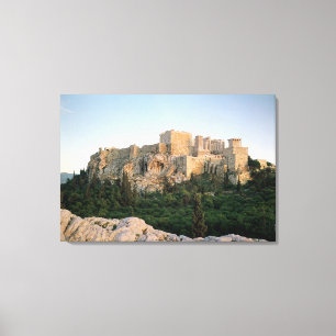 Panoramic view of the Acropolis Canvas Print