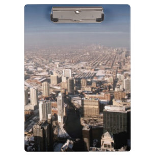 Panoramic view of the city clipboard