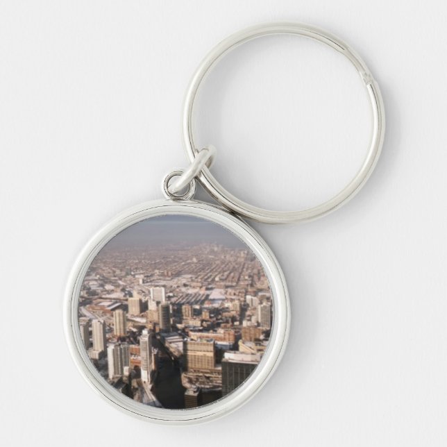 Panoramic view of the city keychain (Front)