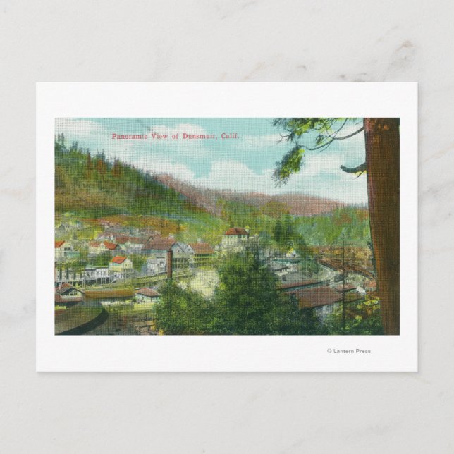 Panoramic View of the CityDunsmuir, CA Postcard (Front)