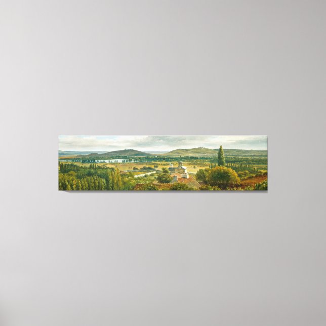 Panoramic View of the Ile-de-France Canvas Print (Front)