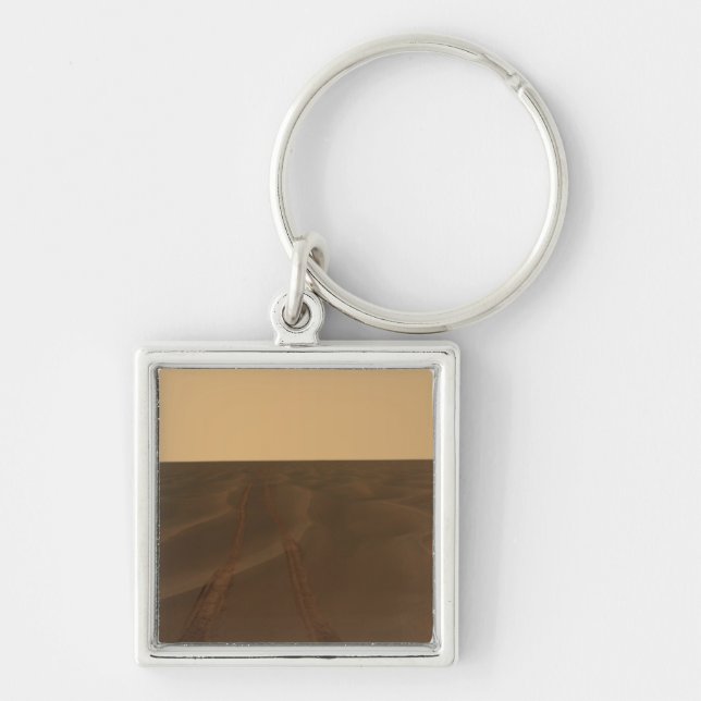 Panoramic view of the plains of Meridiani Keychain (Front)