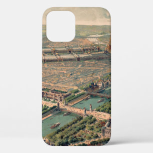 Panoramic view of the Universal Exposition in Pari iPhone 12 Case