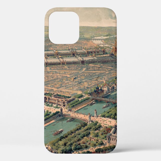 Panoramic view of the Universal Exposition in Pari Case-Mate iPhone Case (Back)