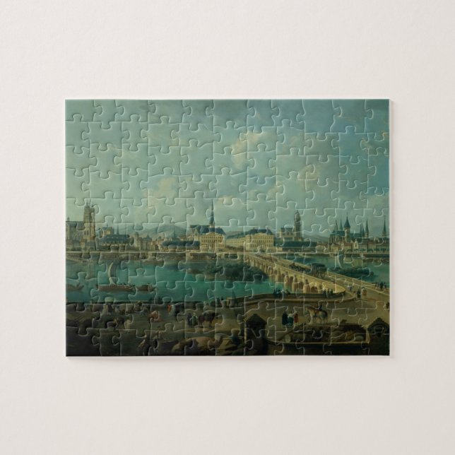 Panoramic View of Tours, 1787 (oil on canvas) Jigsaw Puzzle (Horizontal)