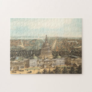 Panoramic view of Washington DC Jigsaw Puzzle