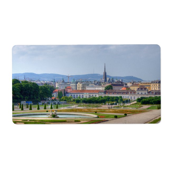 Panoramic View Over Vienna Austria From Belvedere (Front)